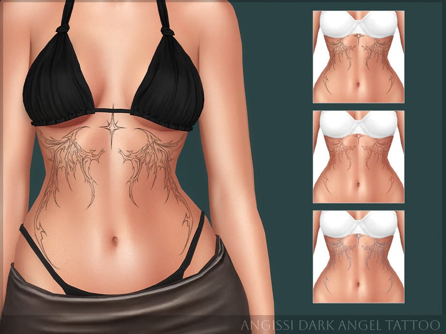 Тату Dark Angel Tattoo